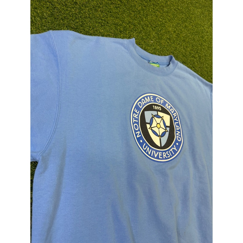 Champion Notre Dame of Maryland University Eco Fleece Sweatshirt Blue XL - Picture 3 of 6